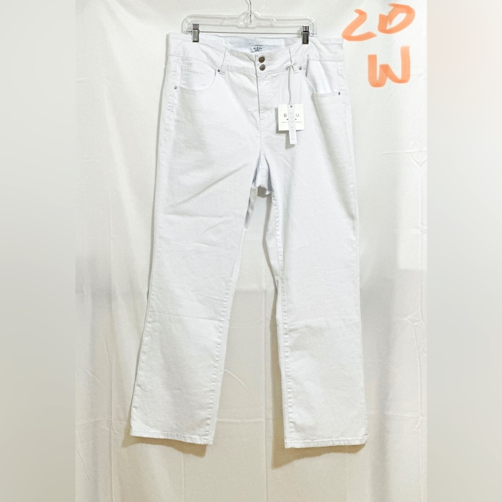 LADIES WHITE BOOTCUT DENIM JEANS